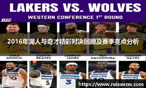 2016年湖人与奇才精彩对决回顾及赛季亮点分析