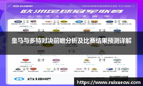 皇马与多特对决前瞻分析及比赛结果预测详解